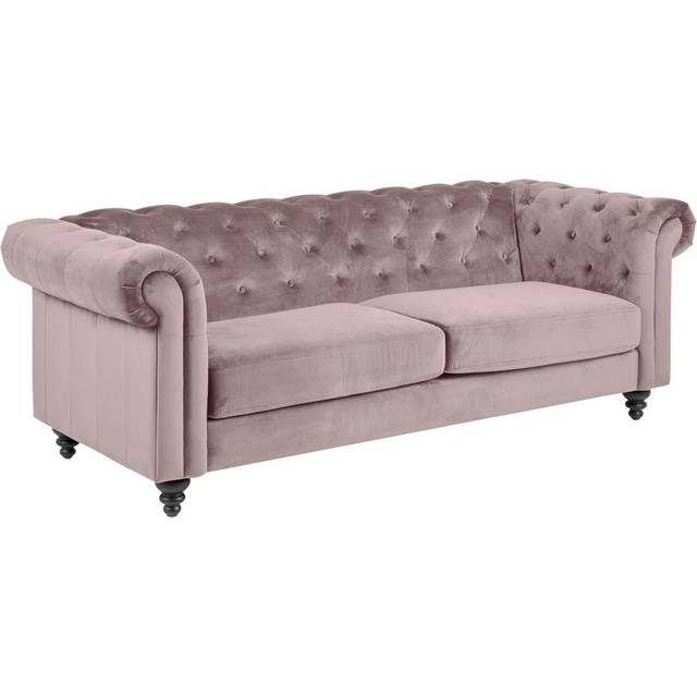 Billede af Living Home Charlietown Velvet Sofa 219cm 3 personers