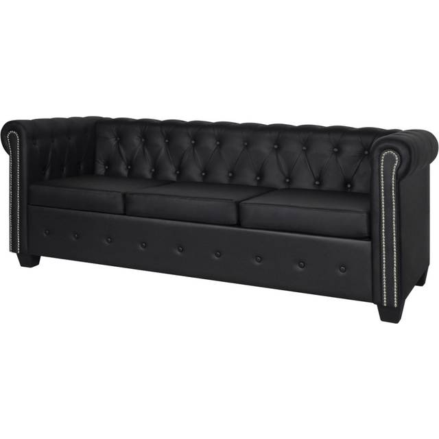 Billede af vidaXL Chesterfield Sofa 200.5cm 3 personers